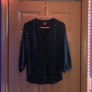 Boutique Black Polka-Dot Blouse